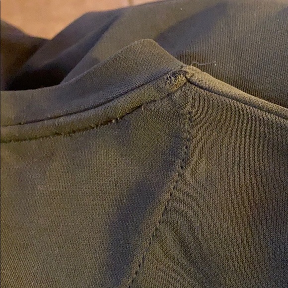 SQWEAR DARK OLIVE V-NECK POLYESTER PULLOVER SZ XL - Picture 10 of 10